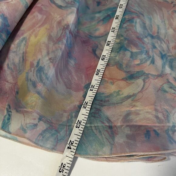 NEW SELKIE Sz XS The Princess Mini Dress in Stepmom Pastel Watercolor - Picture 12 of 13